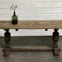 Oak Farmhouse 1 Plank Top Dining Table 