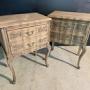 Pretty Pair French Bedside Drawers