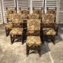 Set 8 French Carolean Oak Dining Chairs