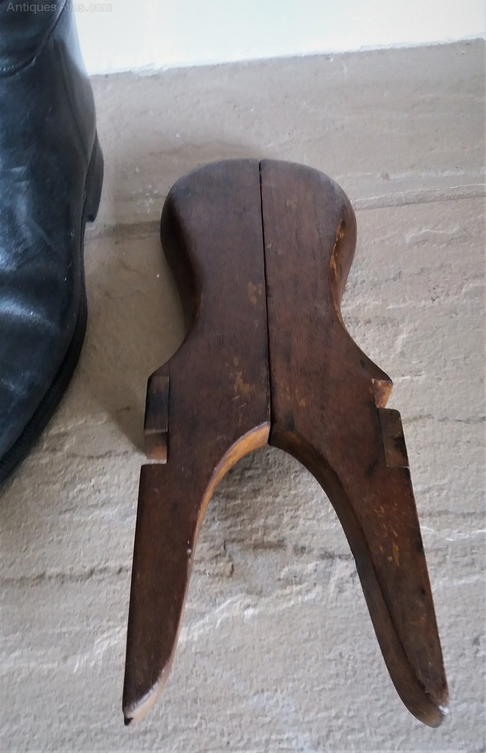 Antiques Atlas C19th Mahogany Folding Boot Jack Military