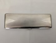 Art Deco Silver Stylish Cigarette Case, 1935