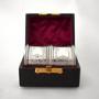 Victorian Pair Of Silver Napkin Rings, Boxed, 1876