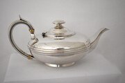 Victorian Silver Bachelor Teapot, Barnard, 1840