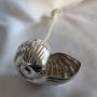 Victorian Silver Nautilus Sugar Sifter Spoon, 1900