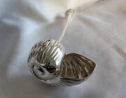 Victorian Silver Nautilus Sugar Sifter Spoon, 1900
