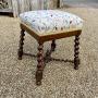 French 19th Century Oak Dressing Stool