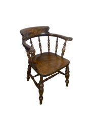 Fruitwood Smokers Bow Armchair