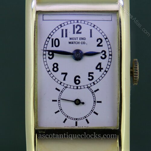 Antiques Atlas - 18ct Vintage Doctors Watch By West End Watch Co ...