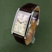 1930s Large Stainless Steel Vintage Omega Watch