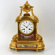A Late 19th Century Porcelain-panel Mantle Clock B