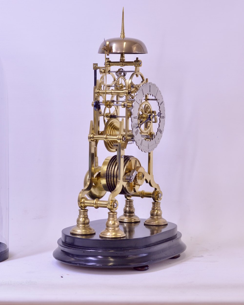 Antiques Atlas English Passing Strike Skeleton Clock By Quilliam