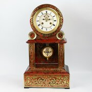 Late 19th Century Red Boulle Clock.