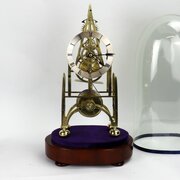 Mid 19th Century English Skeleton Clock.