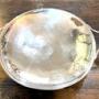 A E Jones Hand Planished Silver Twin Handled Bowl