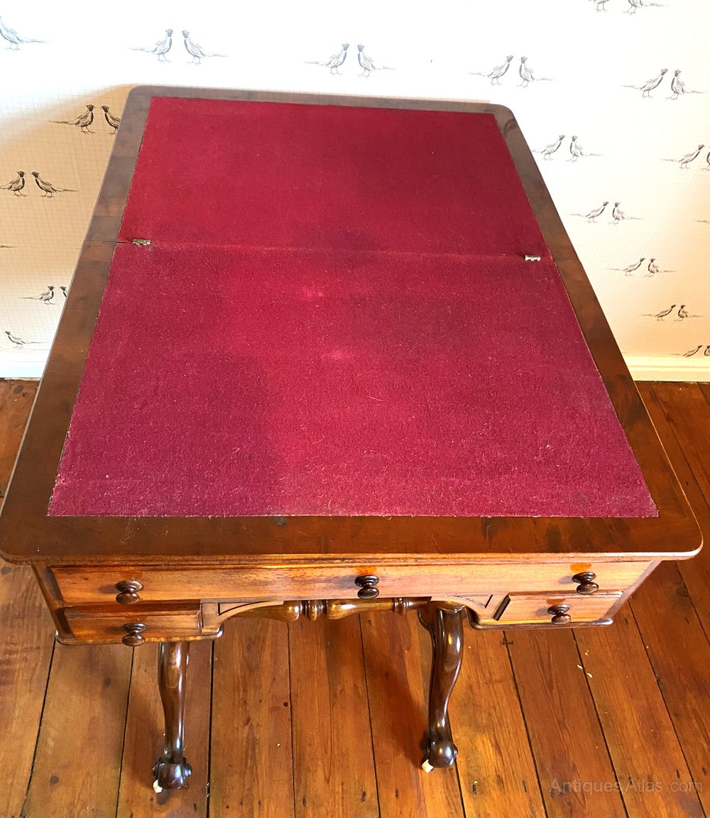 Antique Flip Top Card Table Antiques Atlas