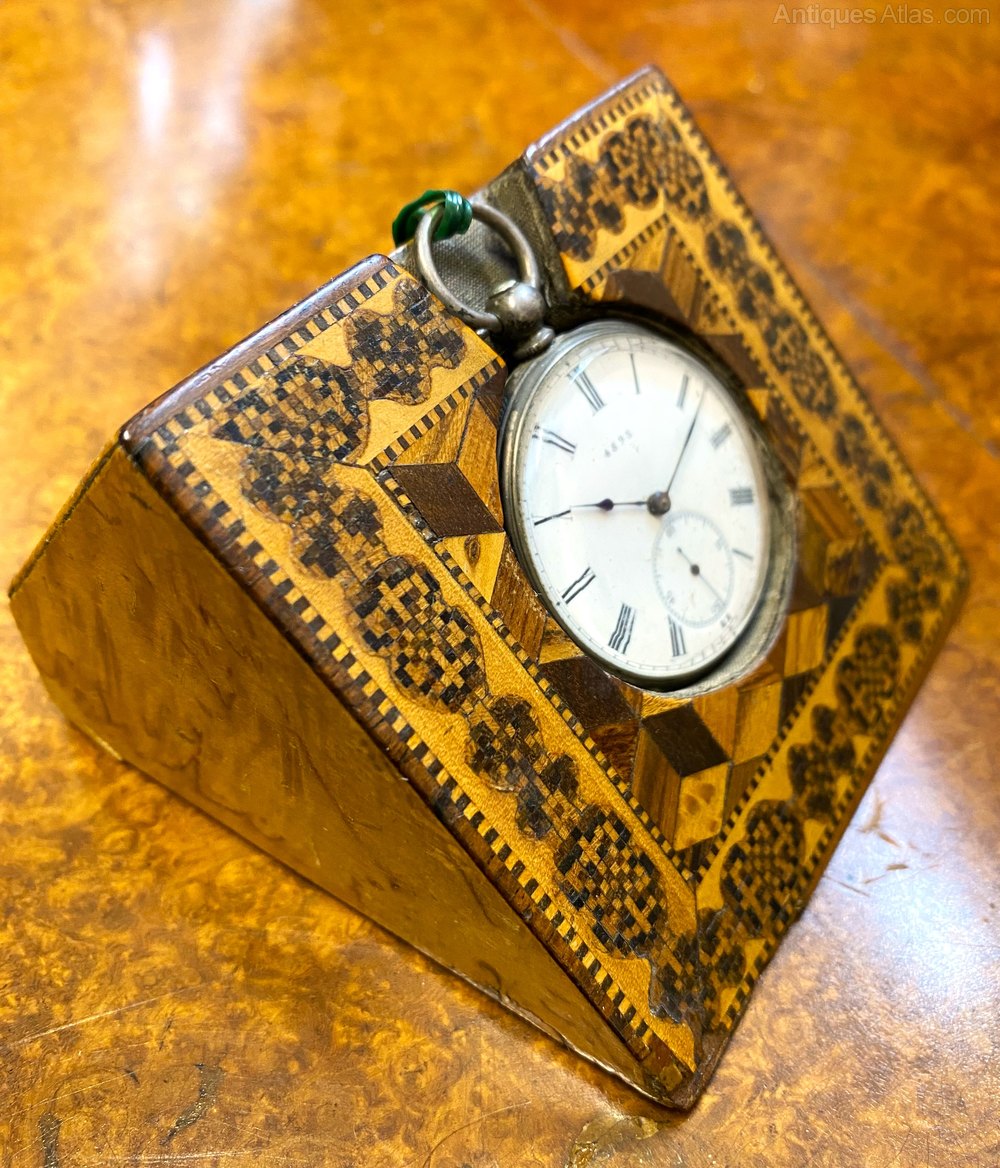 Antiques Atlas Antique Tunbridge Ware Pocket Watch Stand