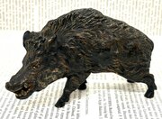 Austrian Cold Painted Bronze Wild Boar