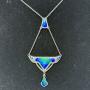 Charles Horner Silver & Enamel Pendant