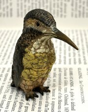 Franz Bergmann Cold Painted Bronze Kingfisher