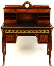 French 19thC Kingwood & Ormolu Paul Sormani Desk
