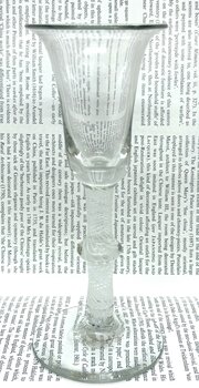 George III Opaque Twist Wine Glass