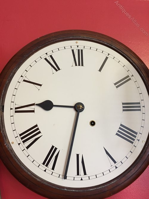 Antiques Atlas Large School 8 Day Wall Clock By Seth Thomas School 8 Day Wall Clock By Seth Thomas