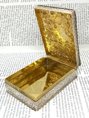 Quality Silver Gilt Table Snuff Box