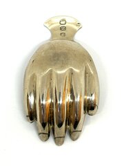 Rare Georgian Silver Hand Caddy Spoon