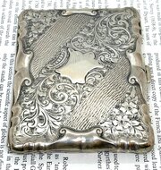 Silver Aide Memoire & Card Case