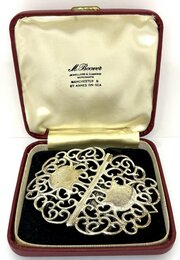 Victorian Silver Belt Buckle