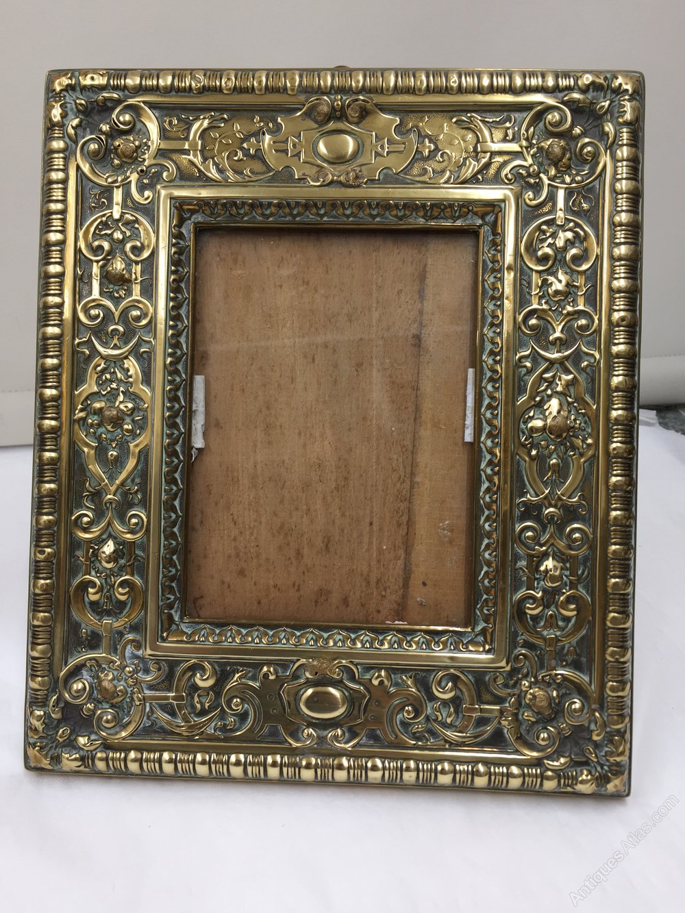 Antiques Atlas 2 Antique Brass Photograph Frames Circa 1895