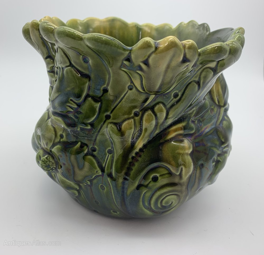 Antiques Atlas Antique Ault Pottery Jardiniere Circa 1898