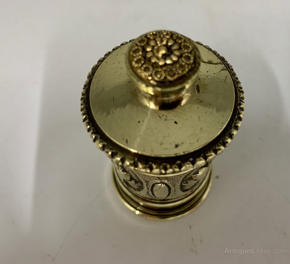 Antiques Atlas Antique Brass Candle Snuffer Circa 1875