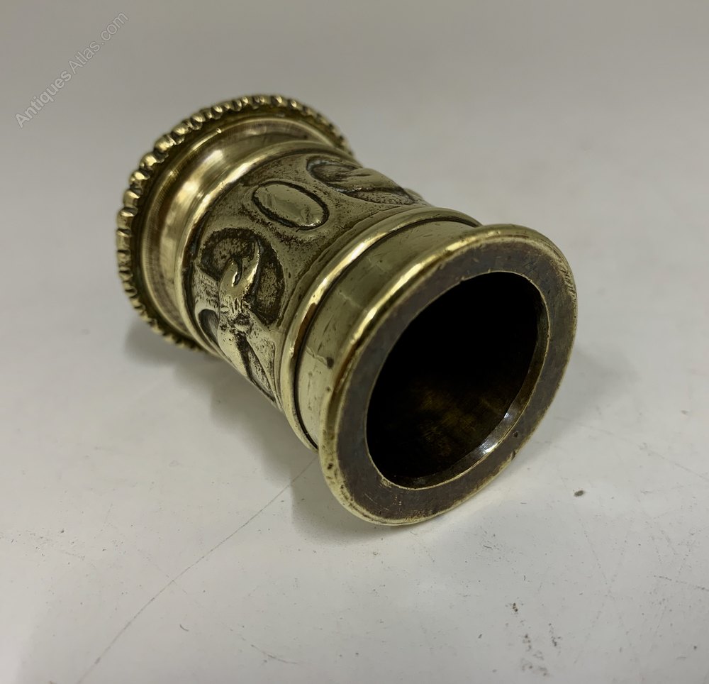 Antiques Atlas Antique Brass Candle Snuffer Circa 1875