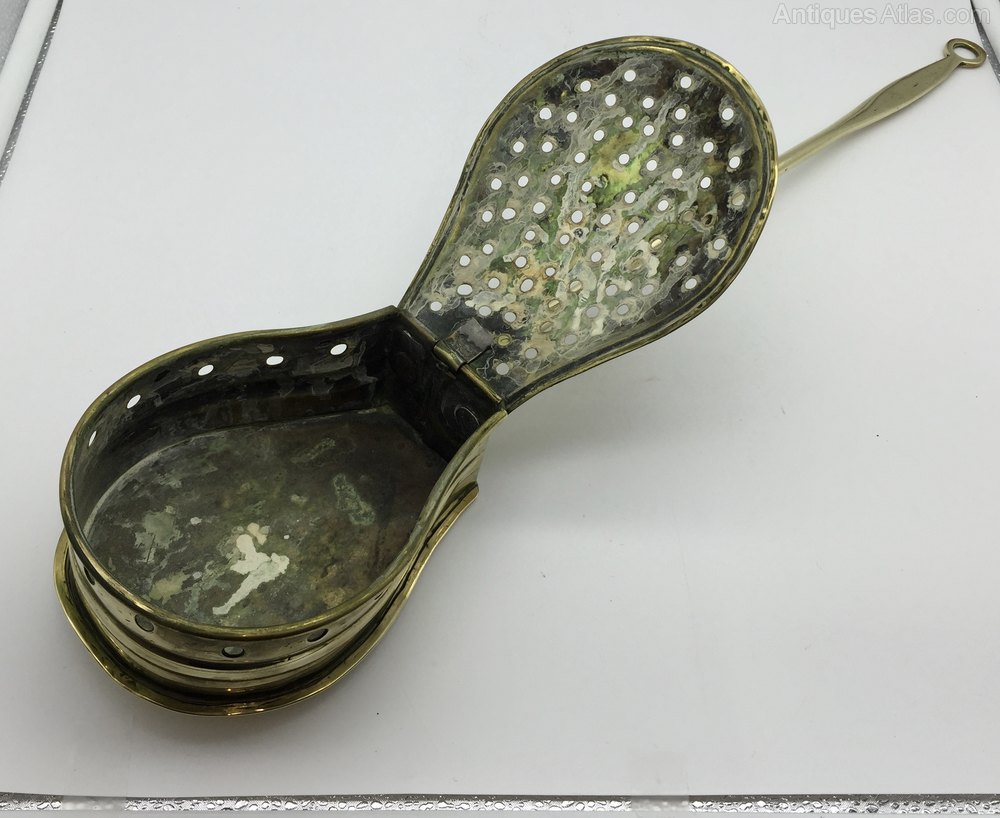 Antiques Atlas Antique Brass Chestnut Roaster Circa 1885