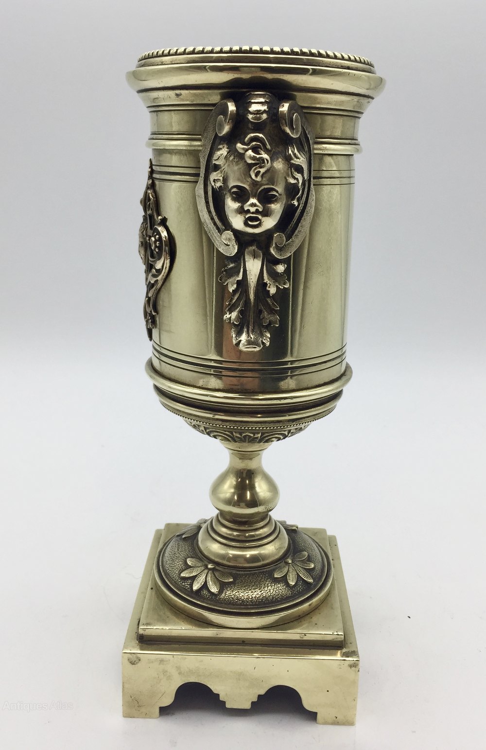 Antiques Atlas Antique Brass Empire Style Brass Vase Circa 1830