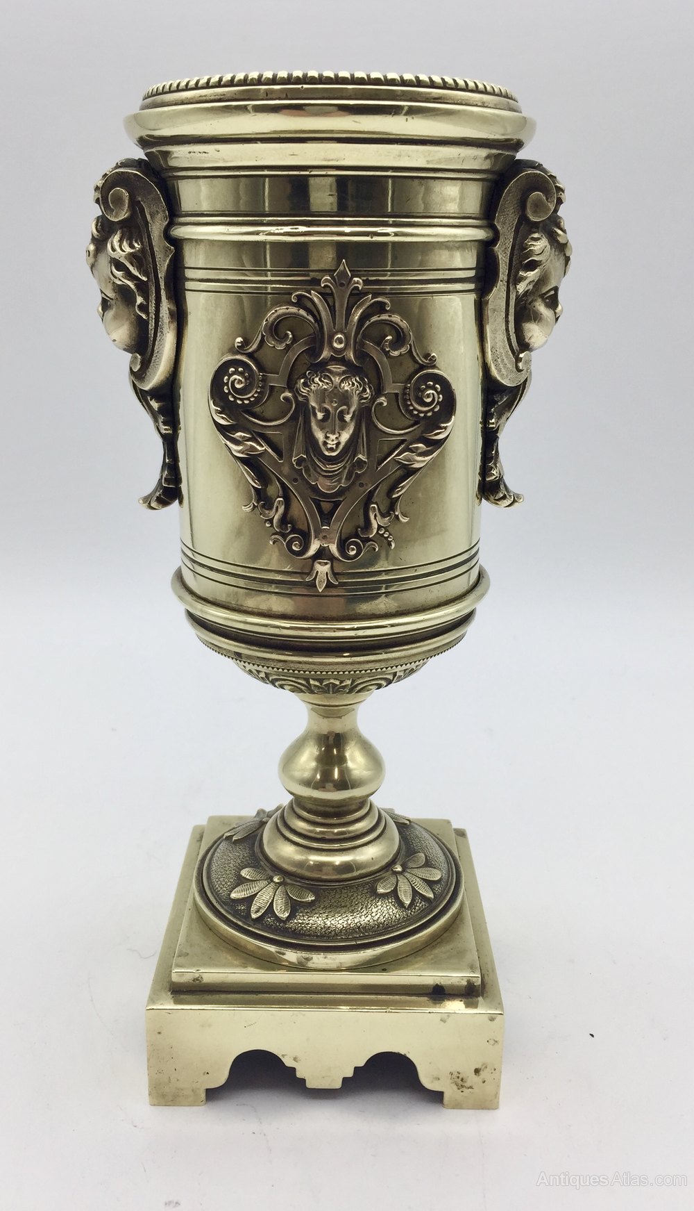 Antiques Atlas Antique Brass Empire Style Brass Vase Circa 1830