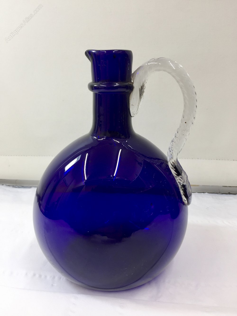 Antiques Atlas Antique Bristol Blue Glass Claret Jug