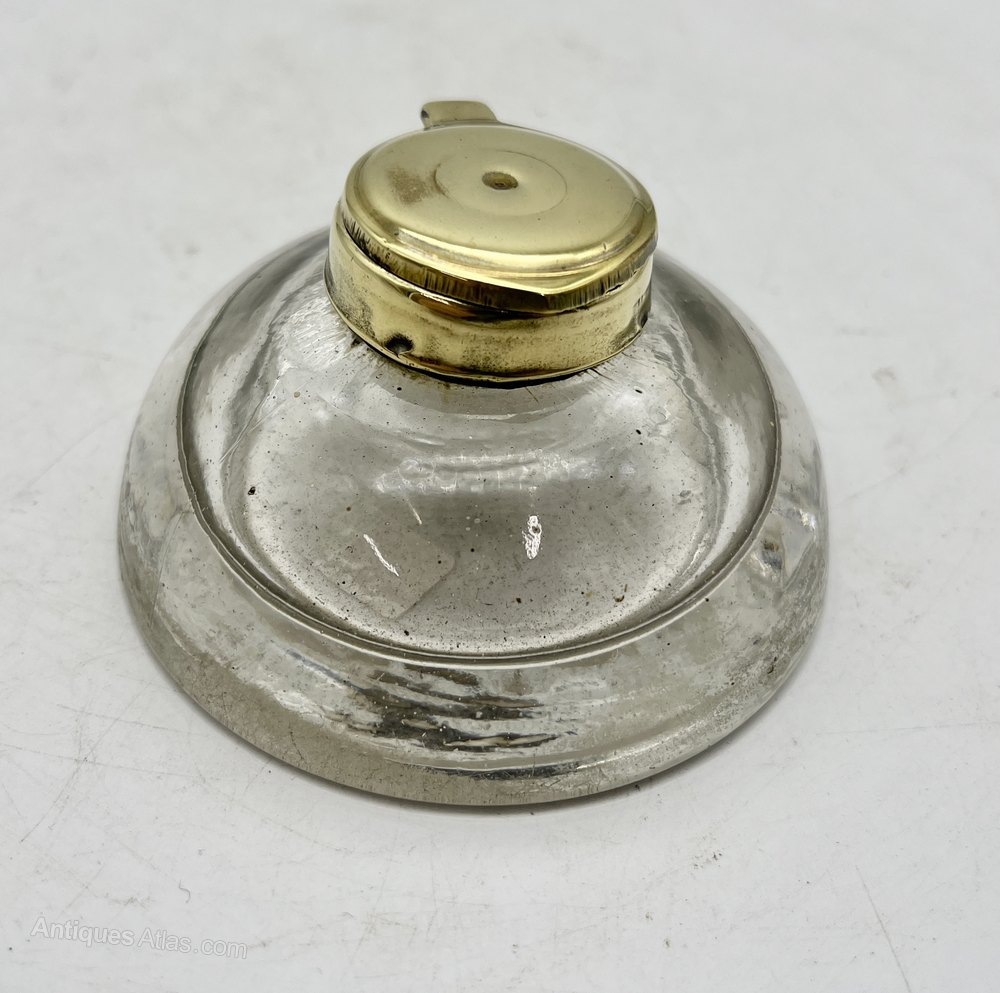 Antiques Atlas Antique Glass Inkwell Circa 1865