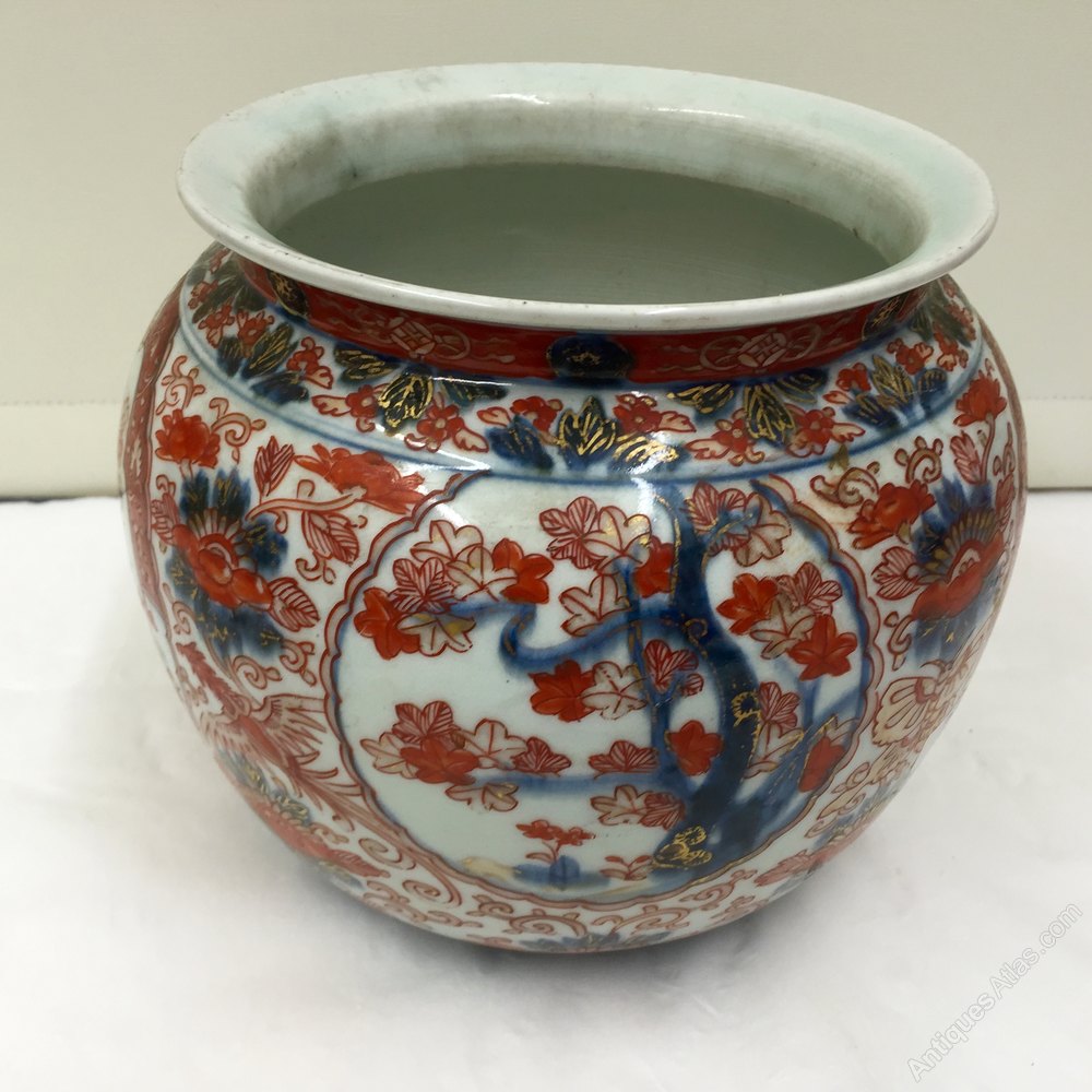 Antiques Atlas Antique Imari Porcelain Jardiniere Circa 1875