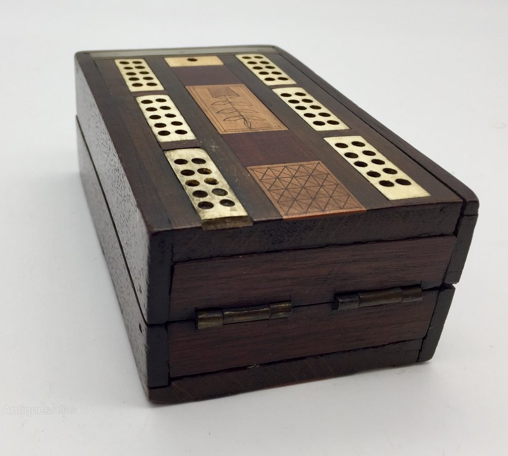 Antiques Atlas Antique Inlaid Mahogany Crib Board Circa 1865