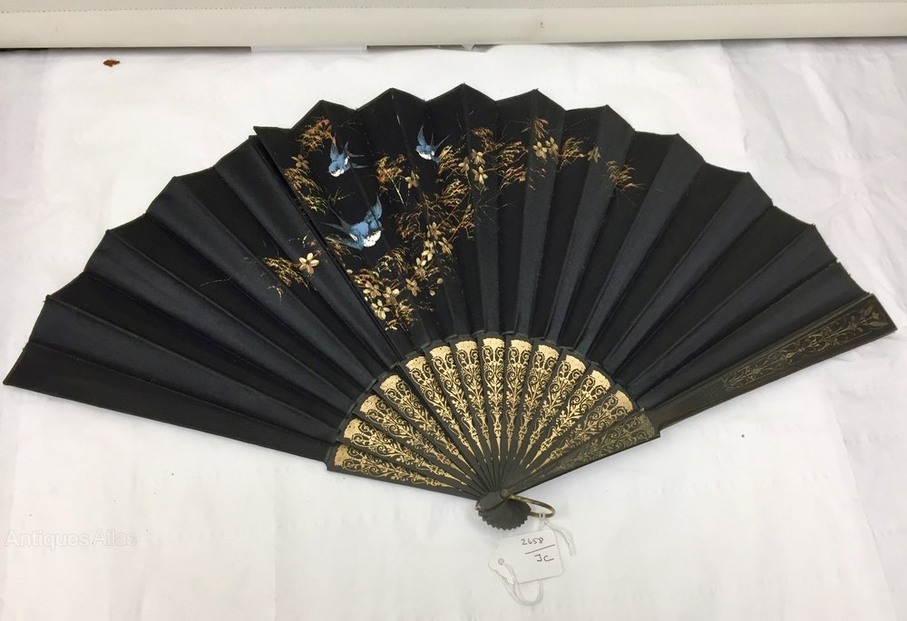 Antiques Atlas Antique Oriental Hand Held Fan Circa 1895