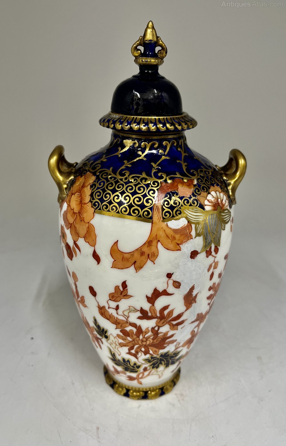 Antiques Atlas Antique Royal Crown Derby Vase And Cover Circa1901