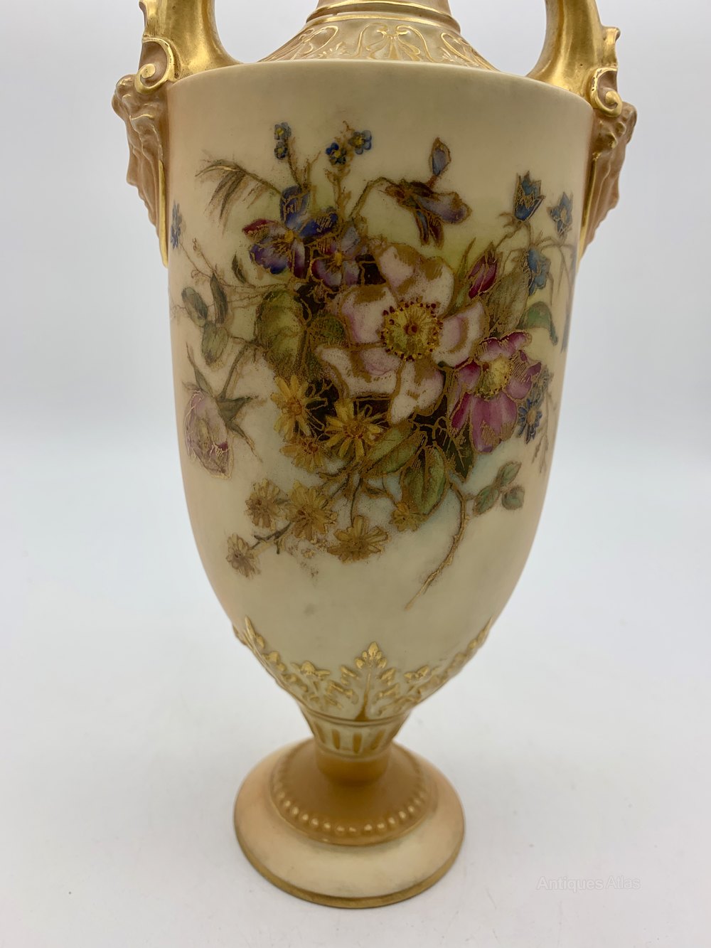 Antiques Atlas Antique Royal Worcester Pedestal Vase Circa 1913