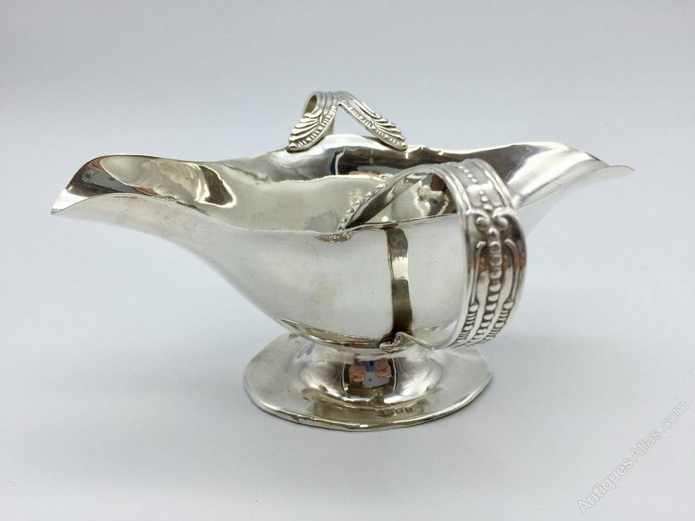 Antiques Atlas Antique Silver Plated Sauce Boat