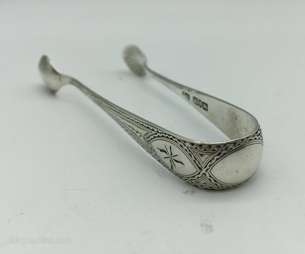 Antiques Atlas Antique Solid Silver Sugar Nips Circa 1893