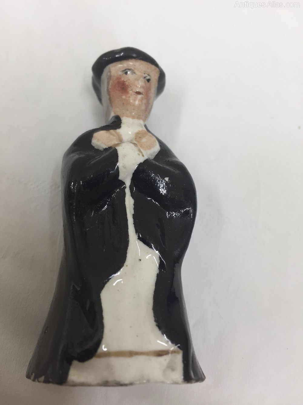 Antiques Atlas Antique Staffordshire Pottery Candle Snuffer