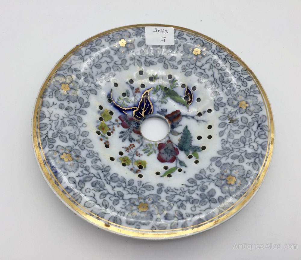 Antiques Atlas Antique Staffordshire Pottery Strainer