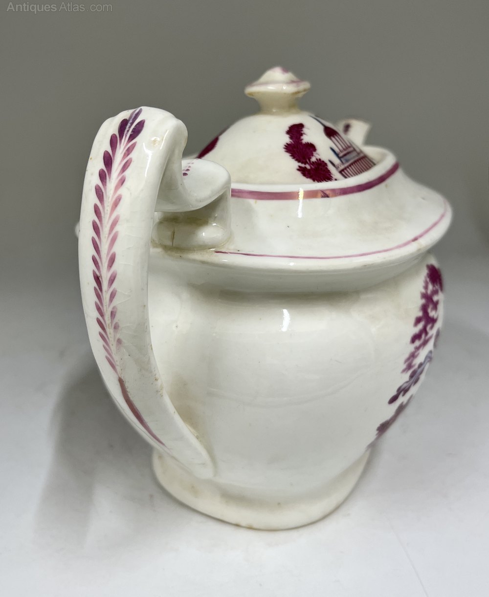 Antiques Atlas Antique Staffordshire Pottery Tea Pot Circa 1830