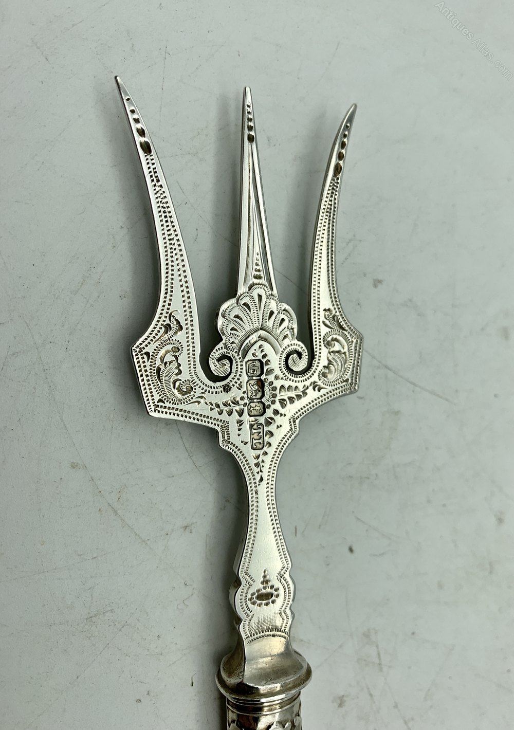 Antiques Atlas Antique Sterling Silver Serving Fork Circa 1898